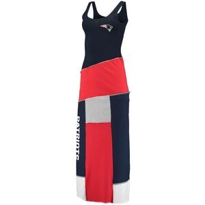 📌Superbowl Bound NWT Refried Apparel New England Patriots Sleeveless Maxi Dress